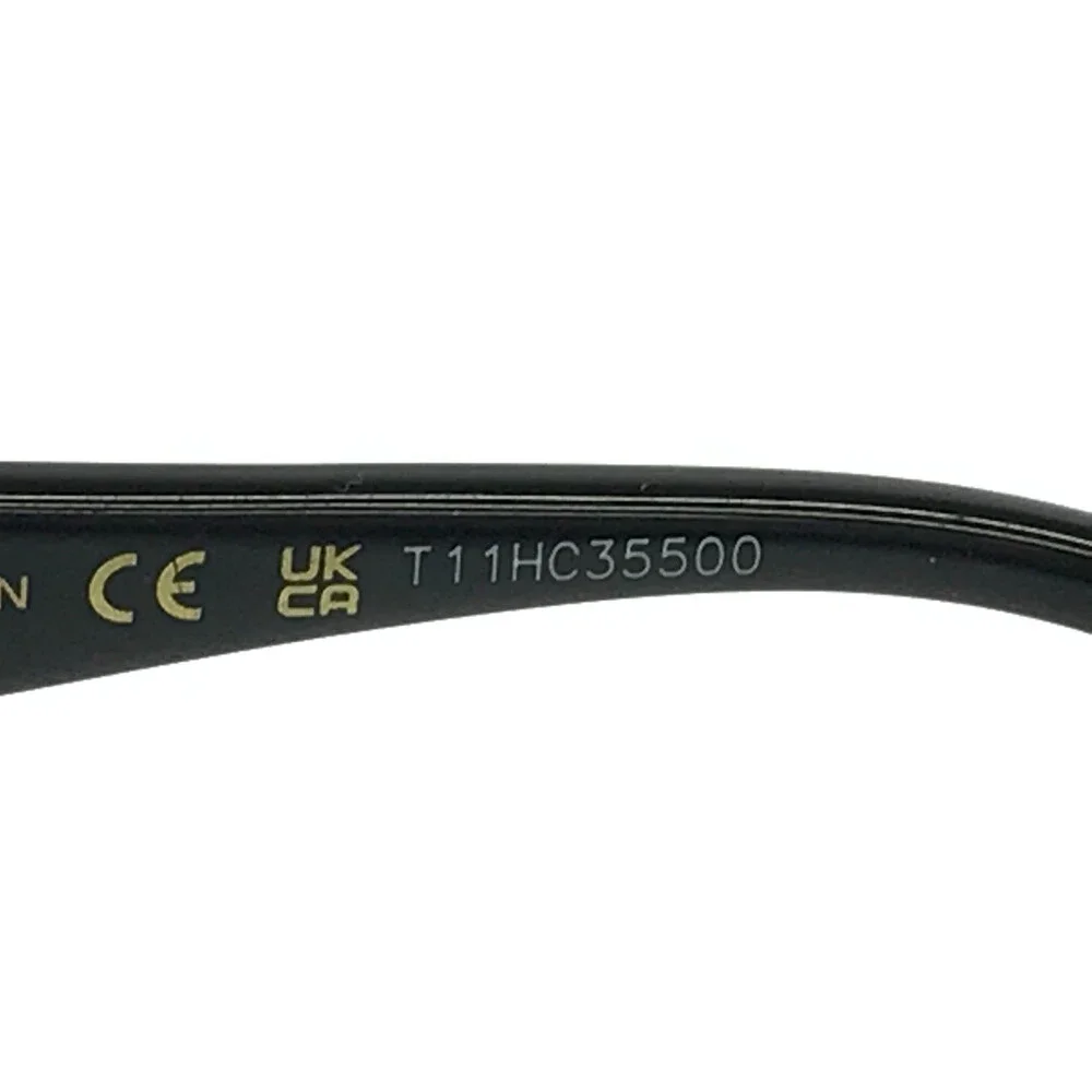 Gucci Eyeglasses Frames GG1025OZ 004 Shiny Black Gold Cat Eye Full Rim 51-18-140 - Picture 11 of 11